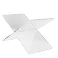thumbnail image 1 of CIMAXIC Book Showing Bracket X-shaped Desktop Booking Holding Rack Magazine Support,7.87"X4.33"X4.33", 1 of 5