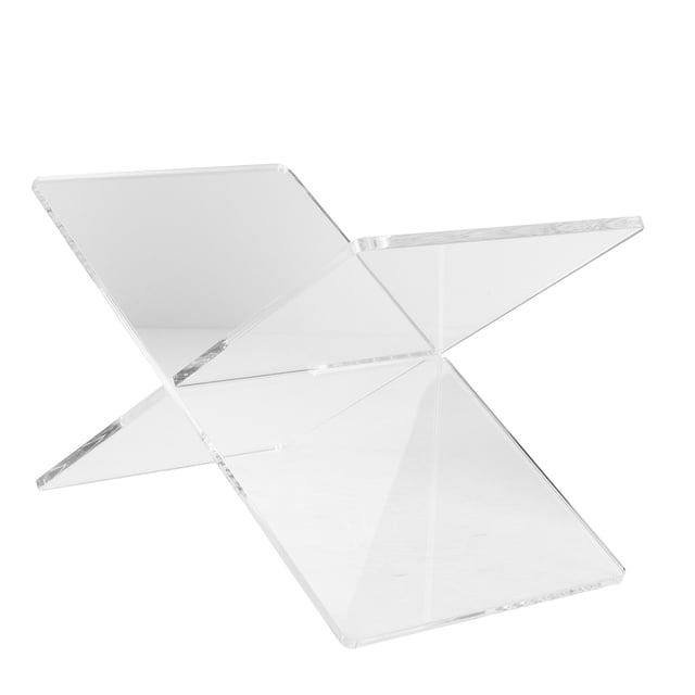CIMAXIC Book Showing Bracket X-shaped Desktop Booking Holding Rack Magazine Support,7.87"X4.33"X4.33"
