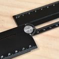 thumbnail image 5 of Multifunction Drawing Tool Protractor for Woodworker Folding Geometric Drawing Ruler Angles Ruler Measure Drafting Tool, 5 of 8