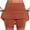 Brown, variant on Feancey Skorts for Women Plus Size Tummy Control Tennis Skirts Solid Casual High Waisted Yoga Shorts Buttery Soft Golf Skorts with Pockets Blue XXL
