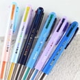 thumbnail image 3 of 6 PCS Multicolor Pen, 18 Colors, 0.5mm Multicolor Pen, Retractable Gel Ink Pens (6pcs),6 * Multicolor Pen,Mixed Color, 3 of 7