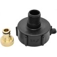 thumbnail image 4 of IBC Tank Tap Adapter Brass Garden Tap 3/4'' Thread Connector Replacement Valve Fitting Parts Accessories for Water Storage Tank, 4 of 7