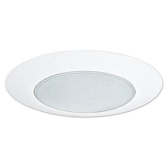 Nicor Lighting 17575 6 in. Light Fixture Round Downlight Trim - White