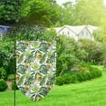 thumbnail image 2 of Wukai Watercolor Green Tropical Print Garden Flag 12.5x18 Inch Double Sided Sun-resistant Rain-resistant, Wrinkle-resistant Colorfast(Only Flag), 2 of 7
