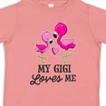 thumbnail image 4 of Inktastic My Gigi Loves Me with Two Flamingos Boys or Girls Toddler T-Shirt, 4 of 5