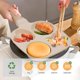 thumbnail image 5 of Sartén antiadherente para tortillas de 4 tazas - Sartén saludable para tortitas, huevos, bacon | Mango desmontable y compatible con inducción, diseño de aluminio fácil de limpiar, 5 of 6