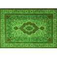 thumbnail image 1 of Ahgly Company Indoor Rectangle Medallion Green Traditional Area Rugs, 5' x 8', 1 of 1