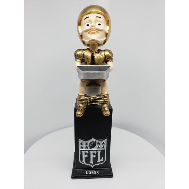 Fantasy Football Loser Trophy Toilet Bobblehead