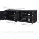 thumbnail image 3 of Tillman Rectangular TV Stand for TV's Up to 80" in Black Grain Freight Free Cabinet Table Living Room Furniture Home My Lux Decor Round, 3 of 4