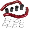 thumbnail image 5 of Turbo Intercooler Pipe & Intake Elbow For 03-07 Ford F250 6.0L Powerstroke Red, 5 of 16