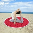 thumbnail image 1 of Yhmxh Pool Accessories Cruise Ship Essentials Beach Essentials Round Beach Towel Thick Microfiber Large Beach Towel With Fringe Sand Proof Multi-Purpose Picnic Yoga Mat 59 Inches Beach Towels, 1 of 7