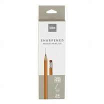 Office Depot® Brand Presharpened Wood Pencils, #2 Medium Soft Lead, Yellow, Pack Of 24 Pencils