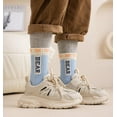 thumbnail image 2 of Cozy & Cute Crew Socks for Boys, Thermal Mid-Calf Socks, 5 Pairs of Warm Fleece-lined Cotton Socks, Fits 1-12 Years, 2 of 7