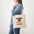 thumbnail image 3 of CafePress - Retired Postal Worker Funny Postman Hello Tote Bag - Unisex Canvas Tote Bag, Beige, 1-Piece, 3 of 6