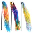 thumbnail image 1 of Cat Teaser Toy Interactive - Colorful Tassel Kitten Teasing Stick Cat Wand Toy, 1 of 6
