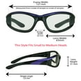 thumbnail image 2 of Motorcycle Safety Glasses Padded for Men and Women. Wrap around Wind and Dust Resistant Frame., 2 of 4