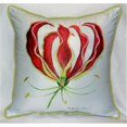 thumbnail image 1 of Betsy Drake ZP482 Coussin Décoratif Lys Rouge - 22 x 22 Po, 1 of 1