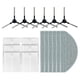 thumbnail image 1 of For EVE CC / SDJ12RM Side Brush Hepa Filter Mop Cloths Rag Robot Vacuum Cleaner Accessories Spare Part,18PCS, 1 of 5