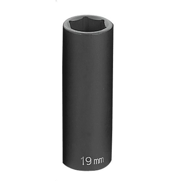 Grey Pneumatic 1/2" Drive x 19mm Deep Socket