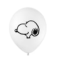 thumbnail image 3 of Kit de 6 globos de látex Snoopys de 30 cm para decoración de fiestas, 3 of 3
