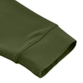 thumbnail image 5 of Quarter Zip Pullover Men Running Shirt Long Sleeve Moisture Wicking Quick Dry Athletic Workout Shirts with Zipper Pocket Big and Tall Size 4XL Army Green, 5 of 8