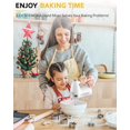 thumbnail image 2 of Z-DESDEMONA Electric Hand Mixer, Powerful Hand Mixer Electric Handheld with Whisk, Dough Hook,Hand Held Mixer with Turbo for Baking Cakes, Eggs, Cream Food (White), 2 of 8