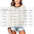 thumbnail image 2 of FSYBOA Girls Long Sleeve Shirts, Crew Neck Striped Fall Casual Kids Pullover Tops Size 9-10T, 2 of 8