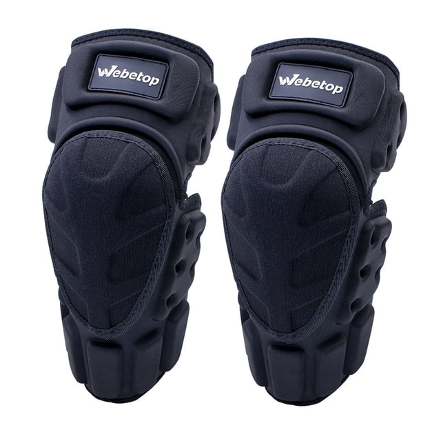 Almohadillas Webetop para motocicletas y motocross Elbow Guards para adultos, color negro