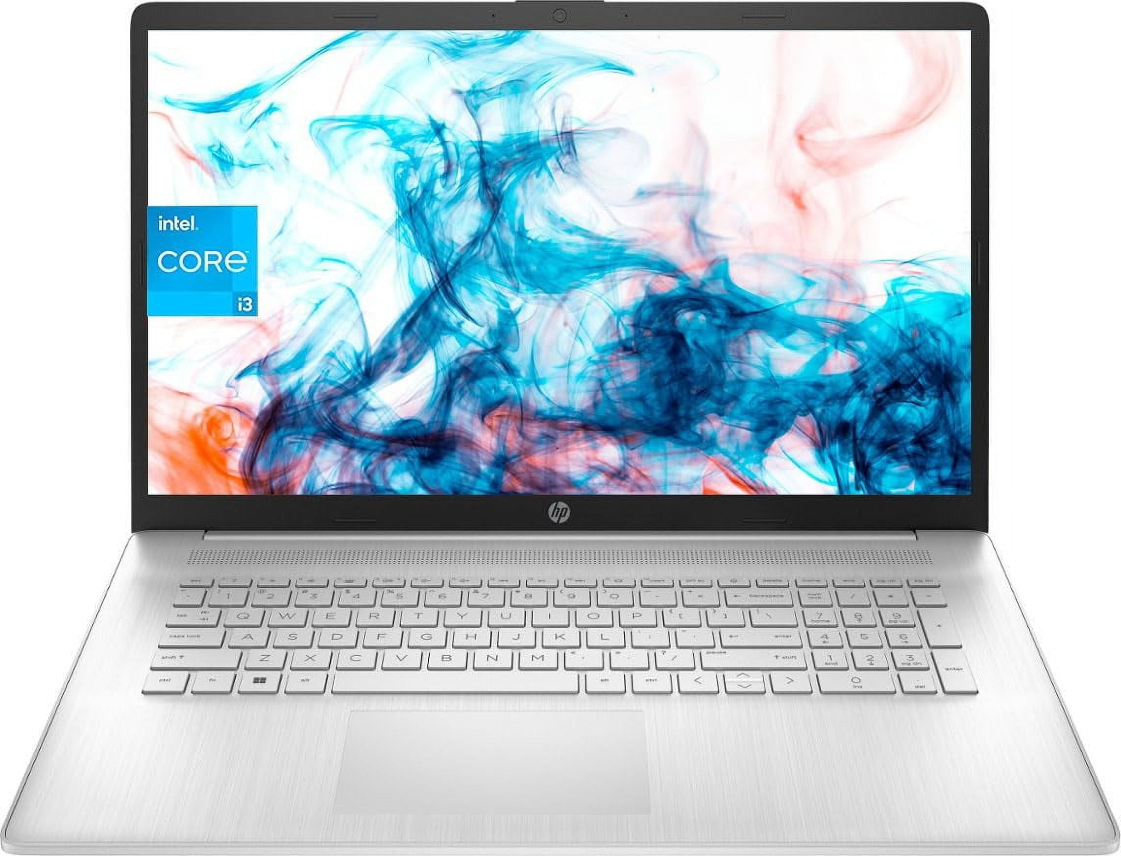 HP 17 Laptop PC, 11Gen Intel Core, 4GB RAM, 256GB SSD, Wi-Fi, HD