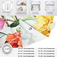 thumbnail image 6 of Spring Floral Bird Shower Curtain, Colorful Watercolor Blossom Flowers Hummingbird Butterflies Bathroom Curtain Waterproof Fabric Machine Washable with Hooks, 72" Wx84 L, 6 of 6