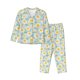 thumbnail image 1 of Fotbe Daisies Flowers Conjunto de Pijama de Manga Larga para Mujer con Estampado, Ropa de Dormir de 2 Piezas, Conjunto de Casa Suave y Cómodo con Bolsillos-Large, 1 of 7
