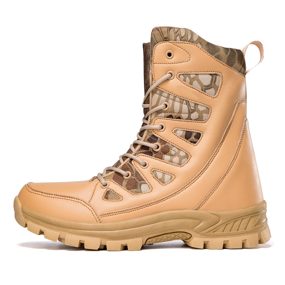 VOVORY Winter Warm Mens Snow Boots Male Lightweight Hiking Desert Boots Outdoor Sport Walking Shoes for Women