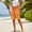 Orange, variant on JJHGVB Bermudas Shorts for Women Summer Shorts Lounge Shorts High Waisted Gauze Shorts Knee Length Wide Leg Casual Summer Beach Pants Flowy Shorts Summer Trendy Elastic Wais Women’s Beige L