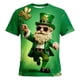 thumbnail image 1 of Tops para hombre, blusas y camisas de cuello redondo y manga corta para hombre. Top estampado de manga corta de San Patricio para hombre. Top/camisa de cuello redondo y manga corta para hombre. Tops p, 1 of 4