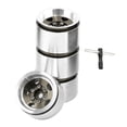 thumbnail image 3 of segolike 1 Inch Tire Wheel Replacement Professional Metal Wheel Rim RC Metal Hub for 1/18 titanium color, 3 of 8