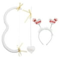 thumbnail image 1 of KAKOWELY 1 juego de diadema de Cupido para fiesta de San Valentín, arco y flecha de Cupido, diadema de corazón de Cupido para cosplay y decoraciones, accesorios únicos para juegos de rol, 1 of 5