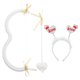 thumbnail image 1 of KAKOWELY 1 juego de diadema de Cupido para fiesta de San Valentín, arco y flecha de Cupido, diadema de corazón de Cupido para cosplay y decoraciones, accesorios únicos para juegos de rol, 1 of 5