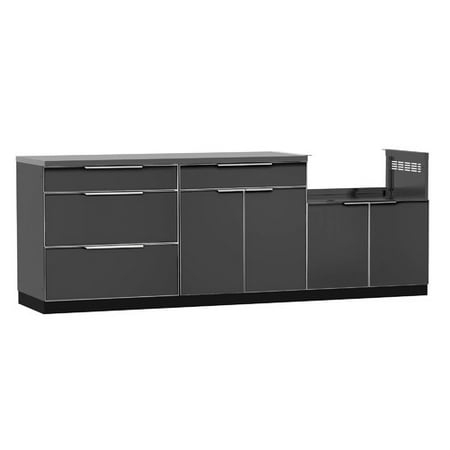 Newage S 97 W X 24 D 4 Pieces Aluminum Outdoor Kitchen Newage S 97 W X 24 D 4 Pieces Aluminum Outdoor Kitchen
