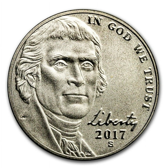 2017-S Jefferson Nickel BU (Enhanced Finish)