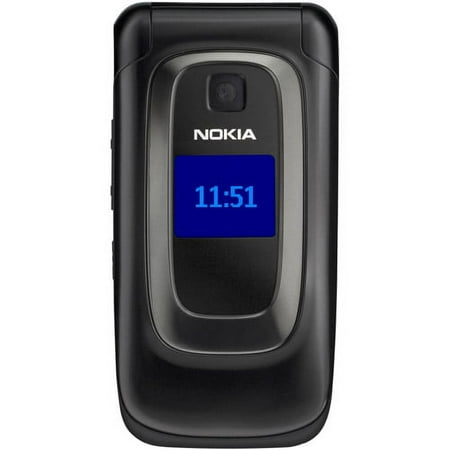 NOKIA 6085 - BLACK CELLULAR FLIP CELL PHONE AT&T T-MOBILE