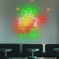 thumbnail image 3 of Craftnamesign Funny Cowboy Nacho LED Neon Light, Mexican Restaurant Wall Sign, 3 of 5