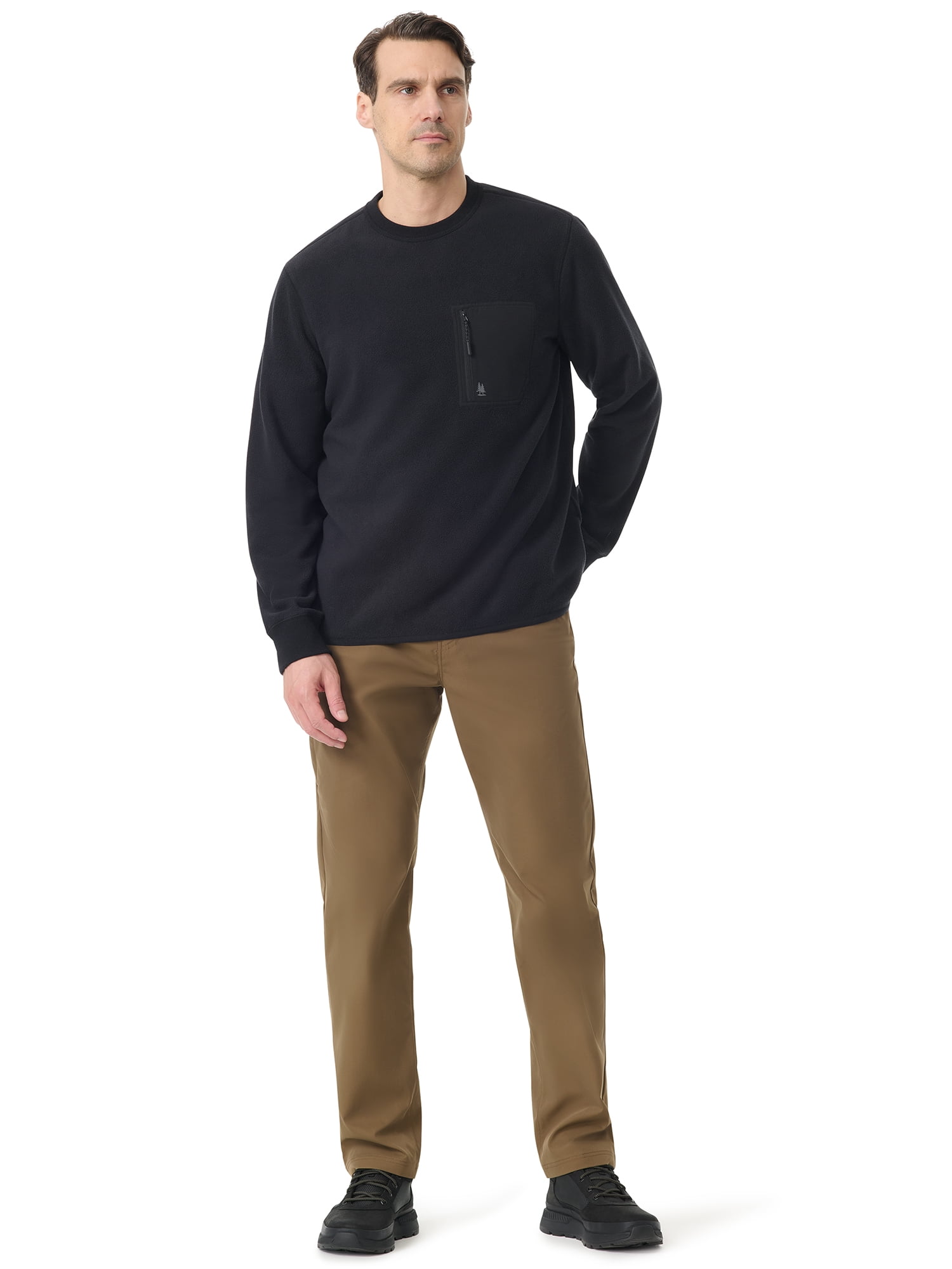 Bass & Co Men's Polar Utility Crew Fleece, Sizes S-3XL
