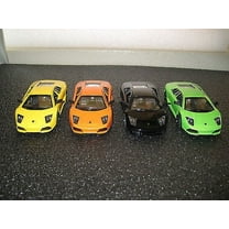 Set of 4 : 5" Kinsmart Lamborghini Murcielago LP640 Diecast Model Toy Car 1:36