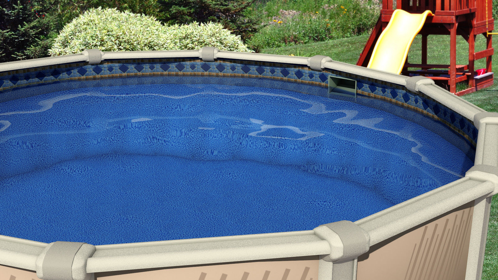 Free Shipping Smartline 27 Round Laguna Unibead Swimming Pool Liner With 52 Height And 25 9721