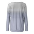 thumbnail image 4 of Camiseta de manga larga con cuello redondo y estampado divertido de Halloween para mujer Fridja fjkfkj913, 4 of 4