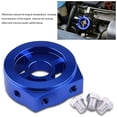 thumbnail image 3 of M20X1.5 Auto Oil Filter Pressure Gauge Sandwich Plate Adapter Sensor Purple, 3 of 4
