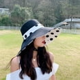 thumbnail image 5 of YooGuoGuo Women's Wide Brim Sun Hat with Wind Lanyard UPF 50+ Sun Protective Summer Hat Packable Bucket Hat Beach Cap, 5 of 6