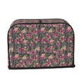thumbnail image 7 of Rateoe Rose Mix Leopard Pattern Toaster Covers 2 Slice Wide Slot,Bread Machine Cover,Bread Dust Cover & Fingerprint Protection,Appliance Covers, 7 of 7
