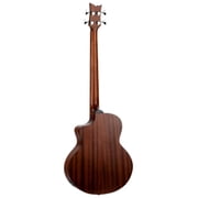 Ortega D7CE 4-String Acoustic Electric Cutaway Bass Guitar Bourbon Burst