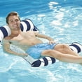 thumbnail image 1 of Hamac Flottant de Piscine de Qualité Supérieure, Hamac d'Eau Multifonction Pliable, Chaise Longue Gonflable, 1 of 7